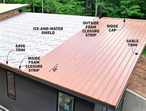 how to install metal roof on residential house|installation instructions for metal roofing.